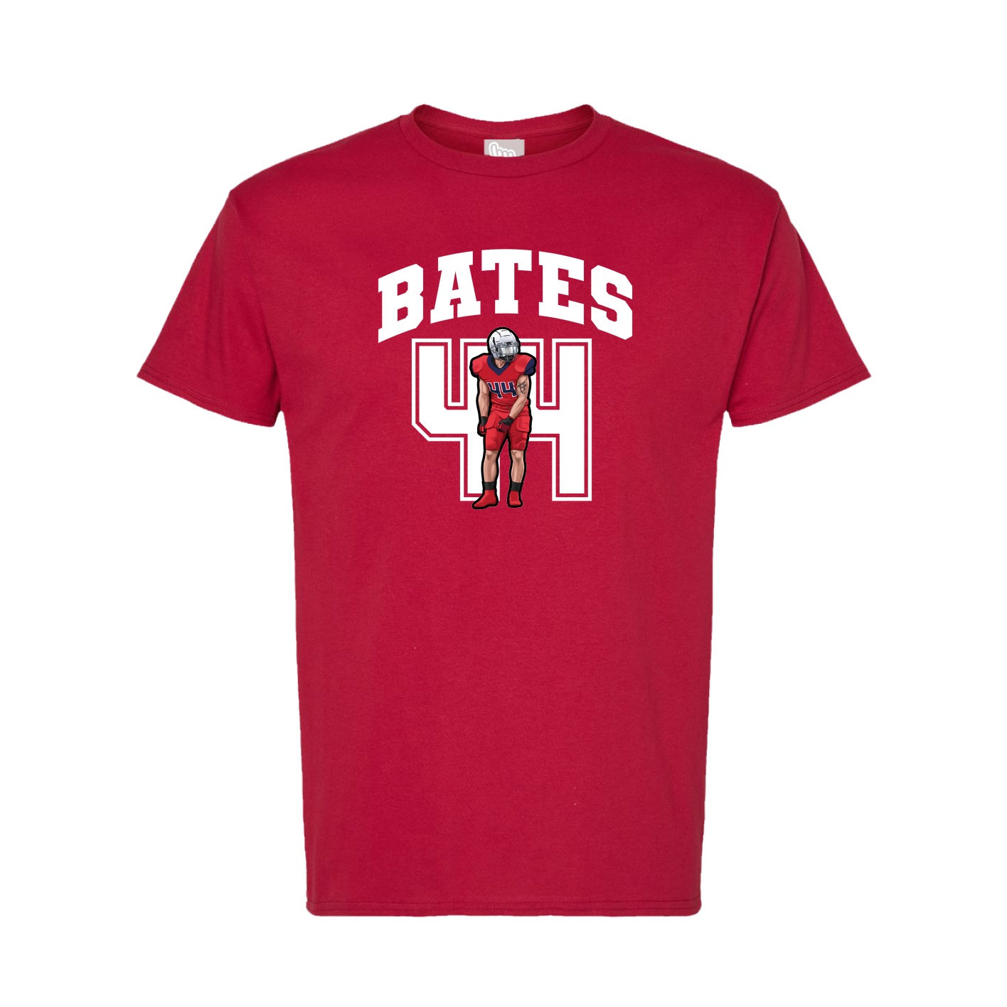 Tee — Number in Crimson