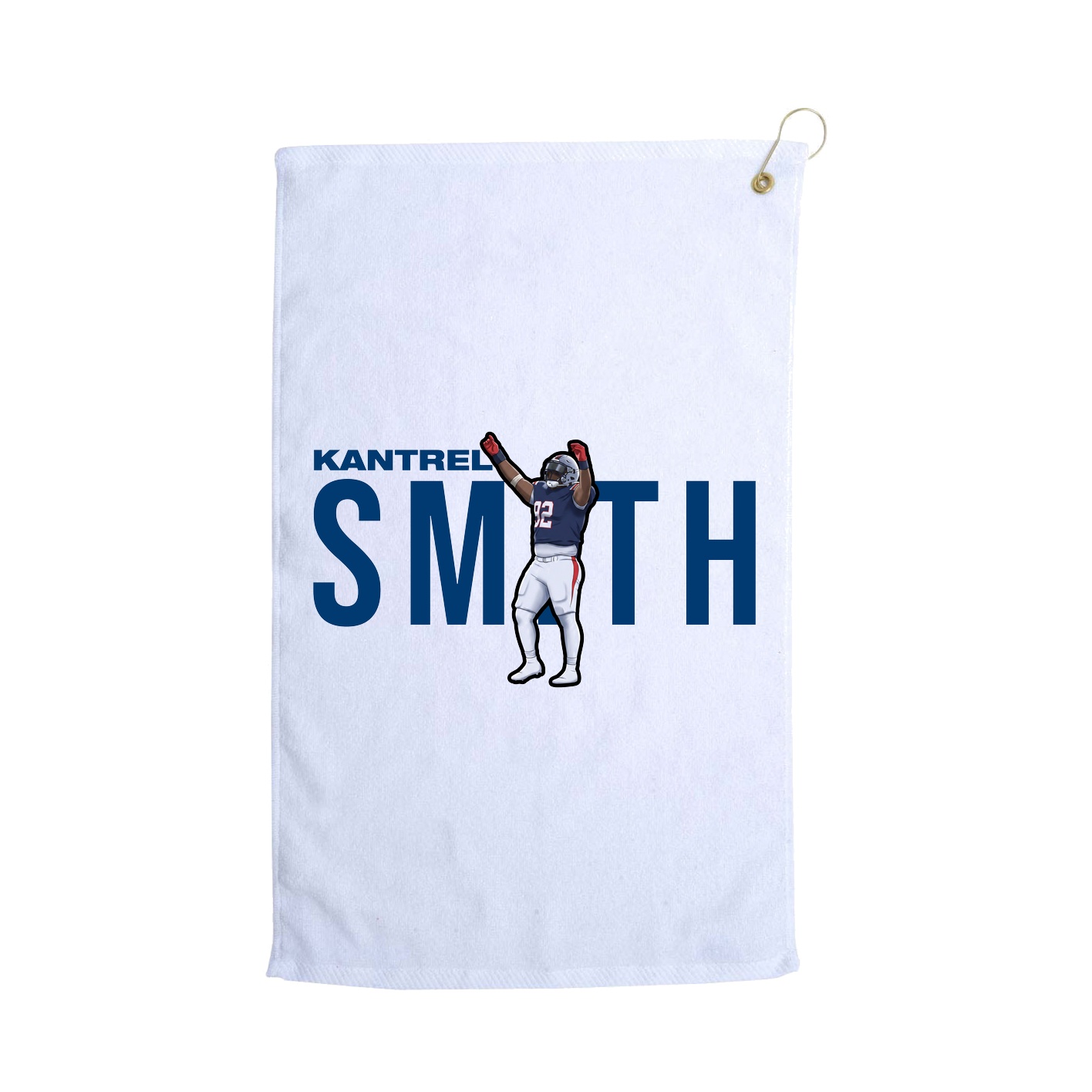Golf Towel — Player Name in White