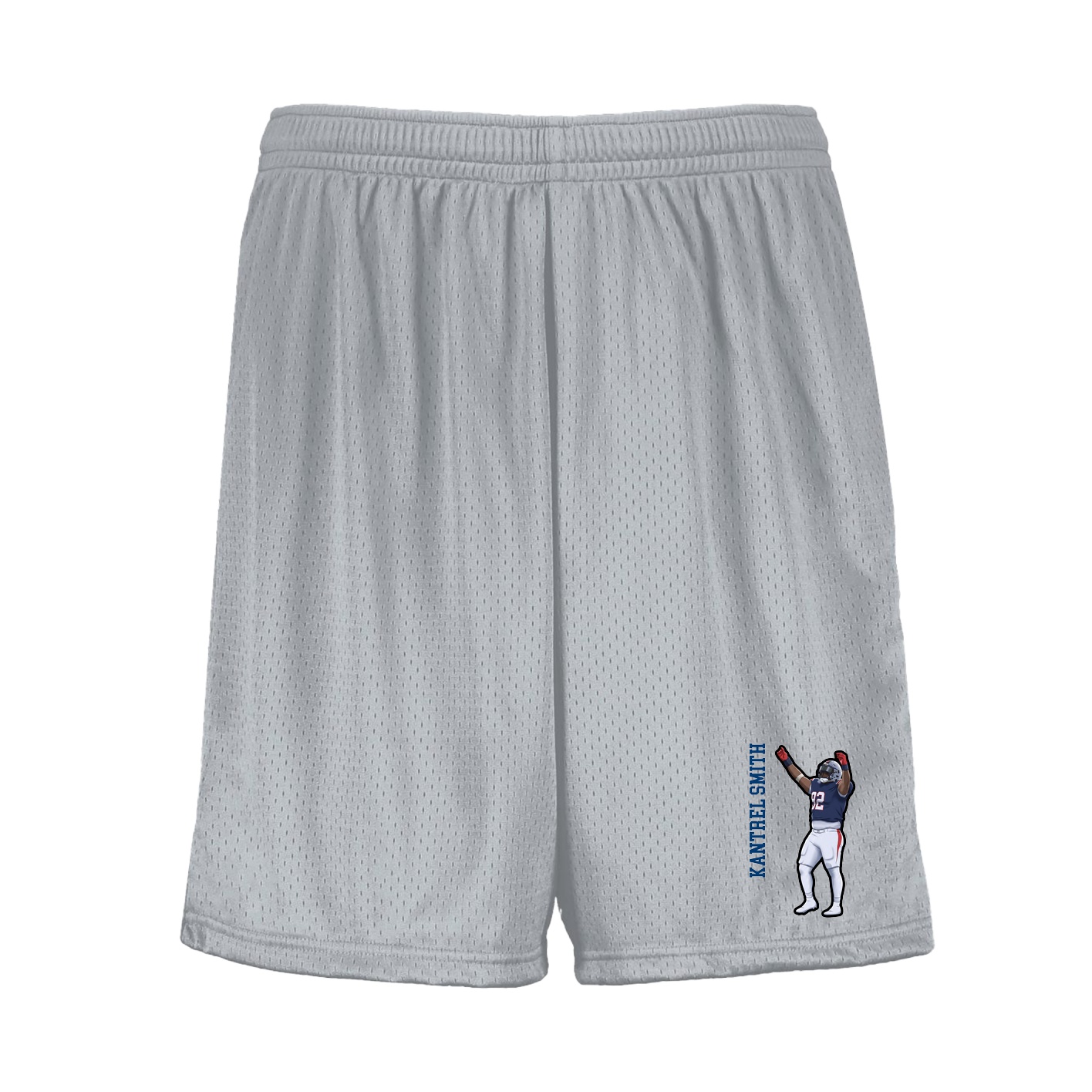 Shorts — Name Vertical in Silver
