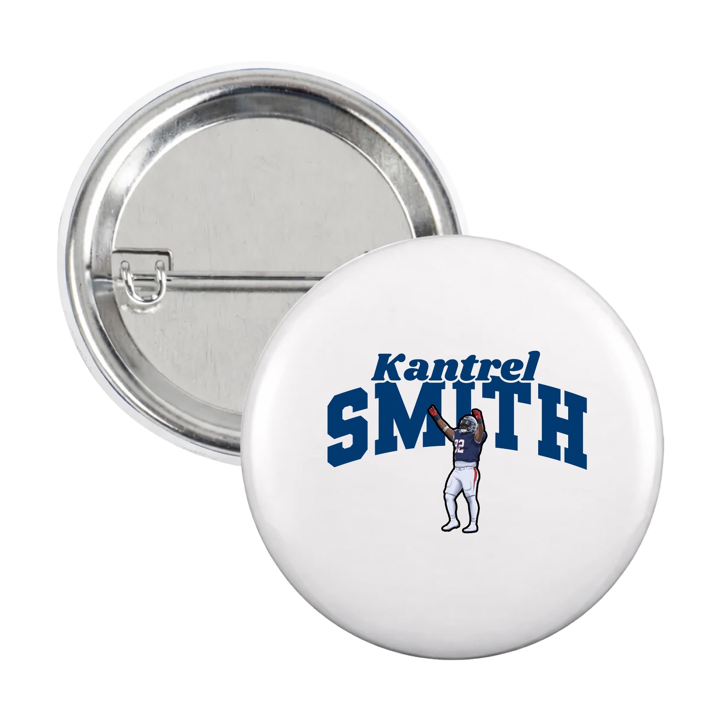 Game Day Button — Signature Arch in White