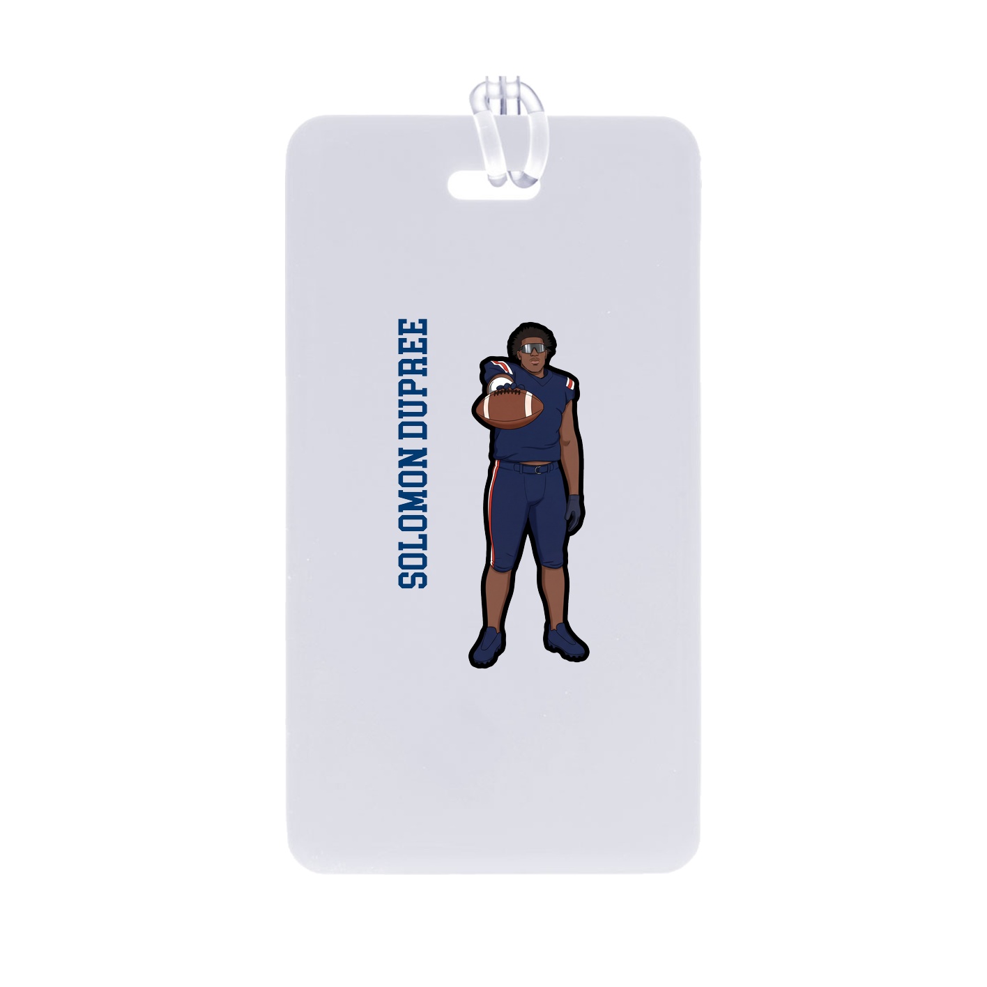 Bag Tag — Name Vertical in Classic