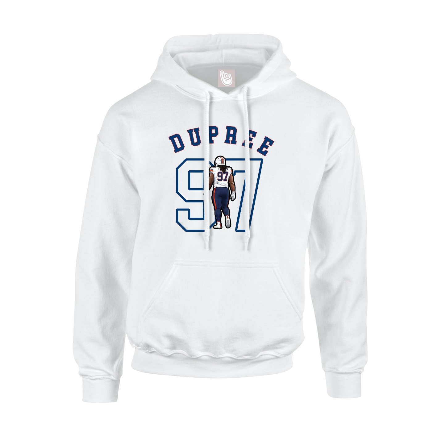 Hoodie — Shirsey Arch in White
