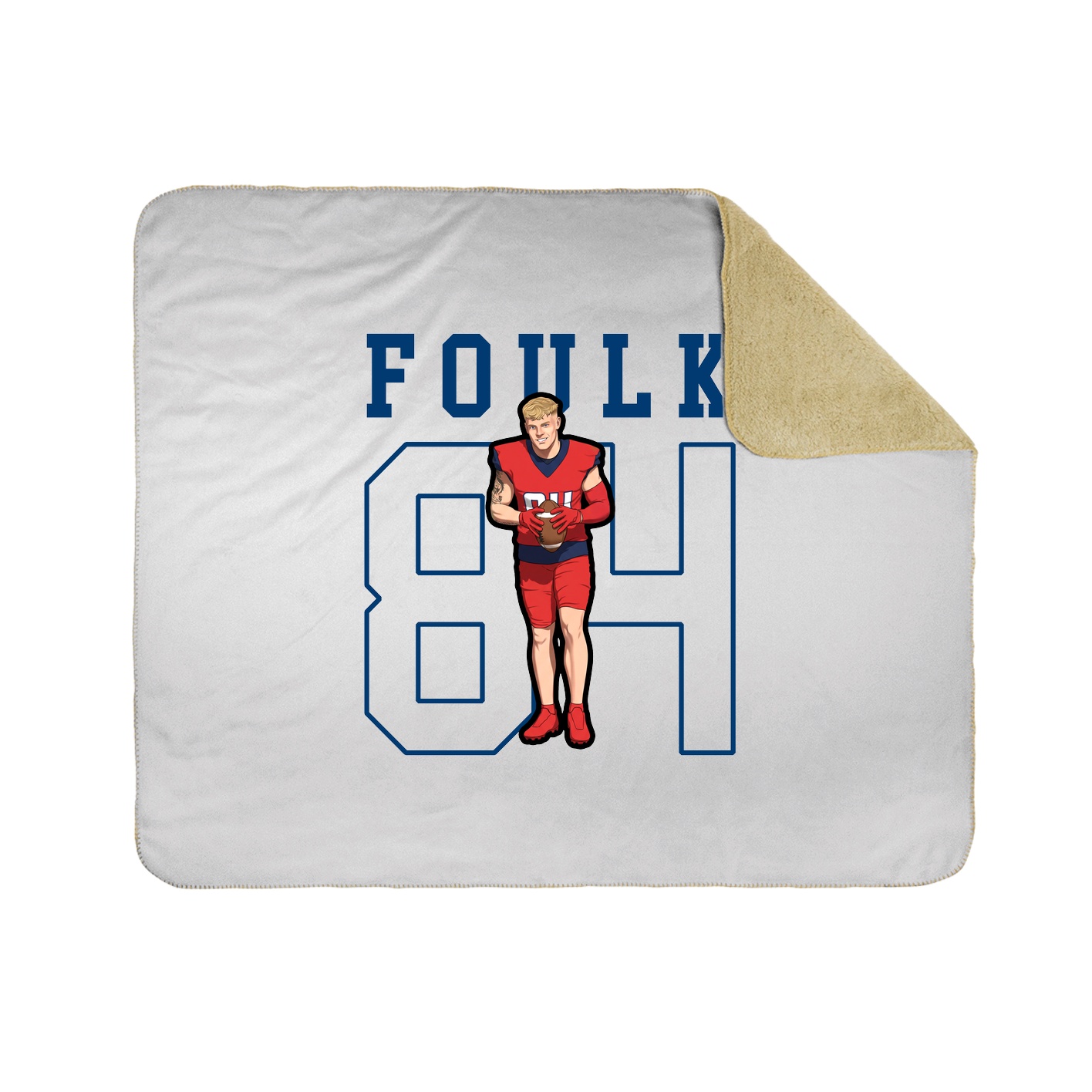 Throw Blanket — Shirsey in White
