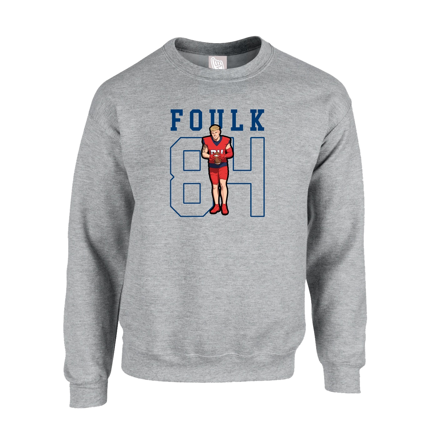 Fleece Crew — Shirsey in Grey