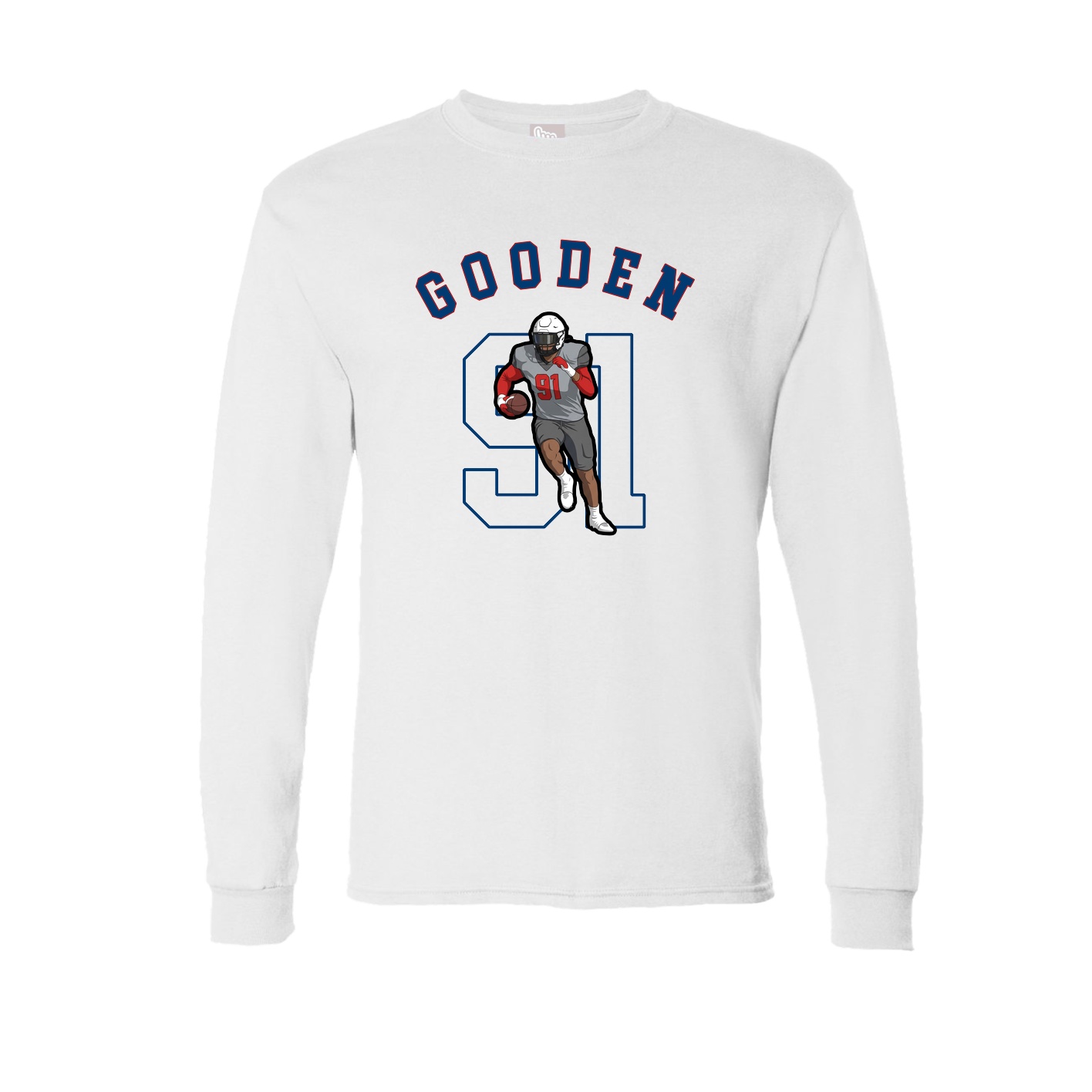 Long Sleeve Tee — Shirsey Arch in White