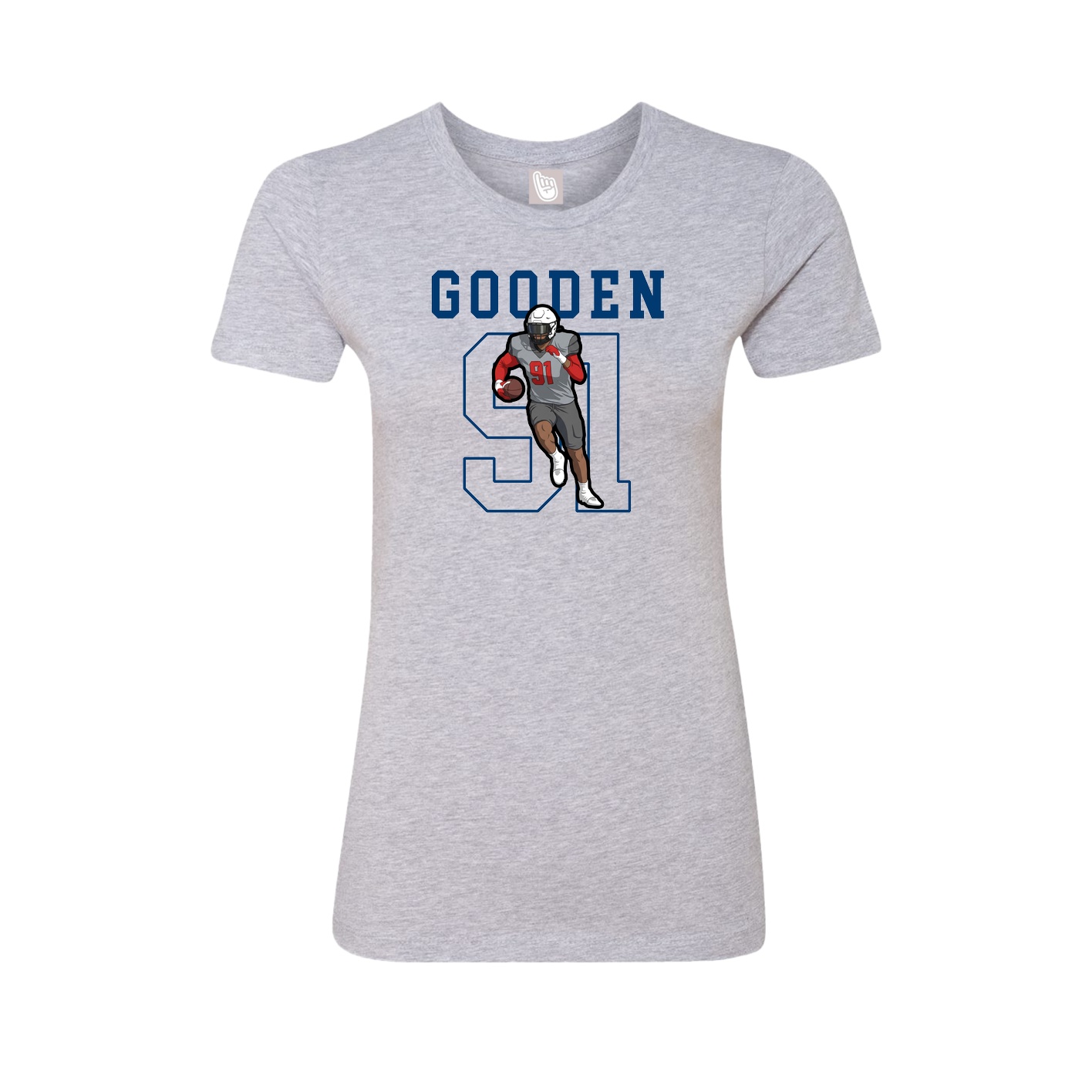 Fitted Women's Tee — Shirsey in Grey