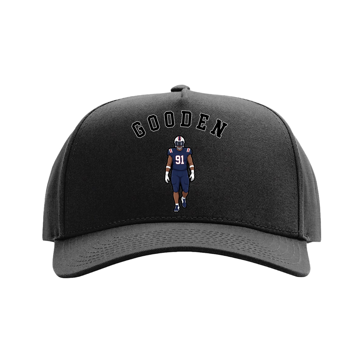 Full Fabric Five-Panel Champ Cap