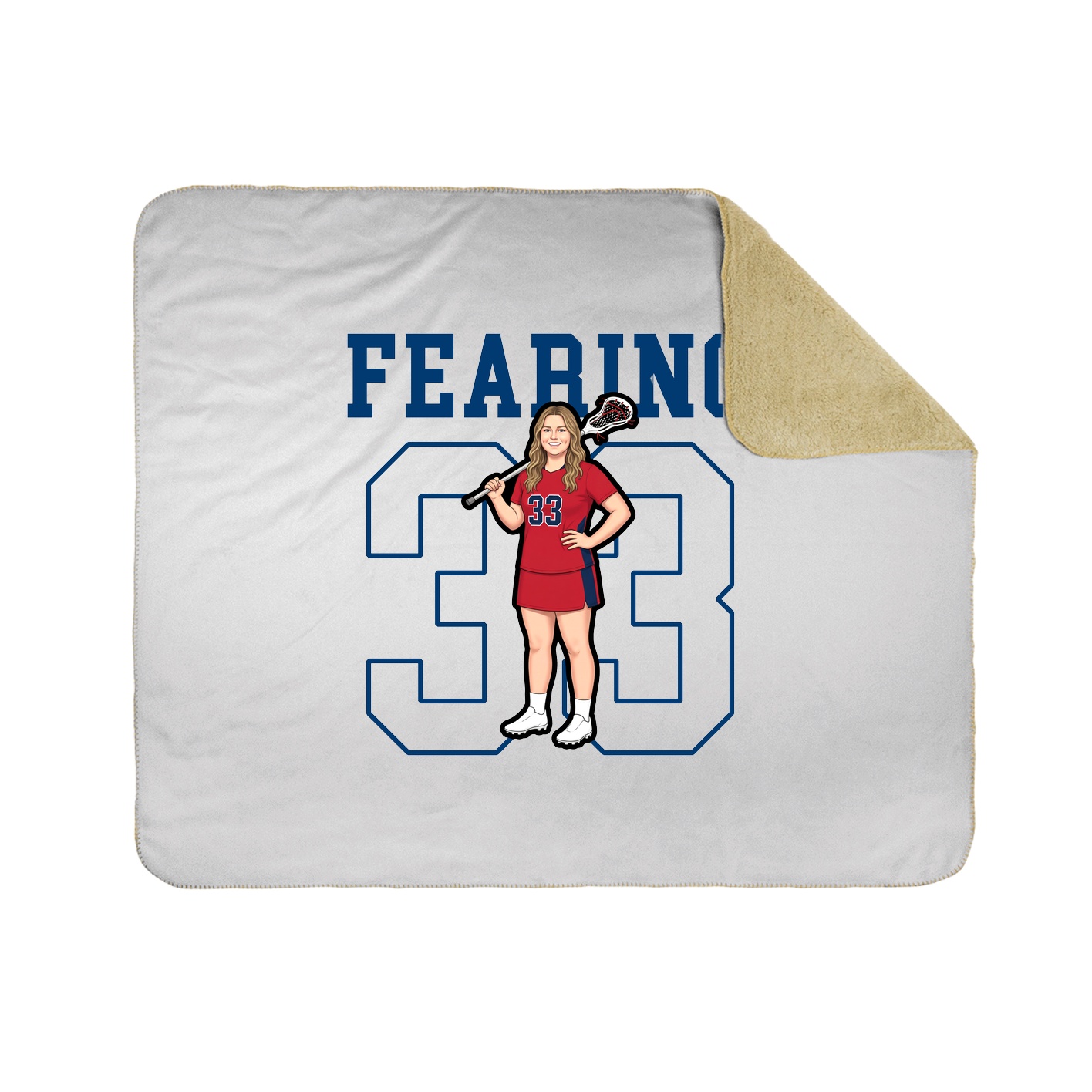 50x60 Sherpa Lined Throw Blanket