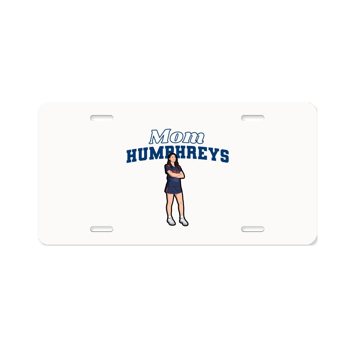 License Plate — Mothers Day Block in Classic
