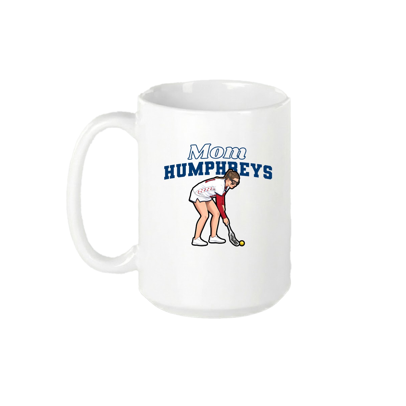 15oz Coffee Mug — Mothers Day Block in White