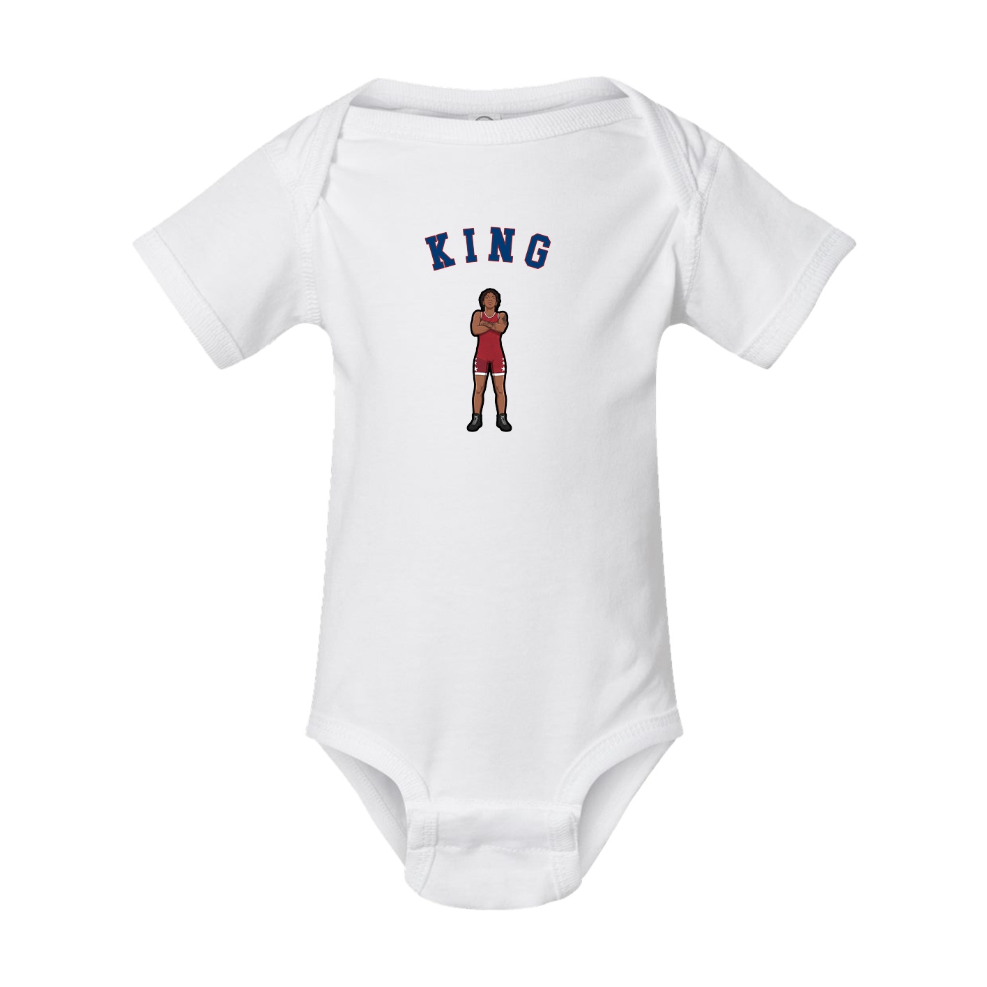 Baby Onesie — Shirsey Arch in White