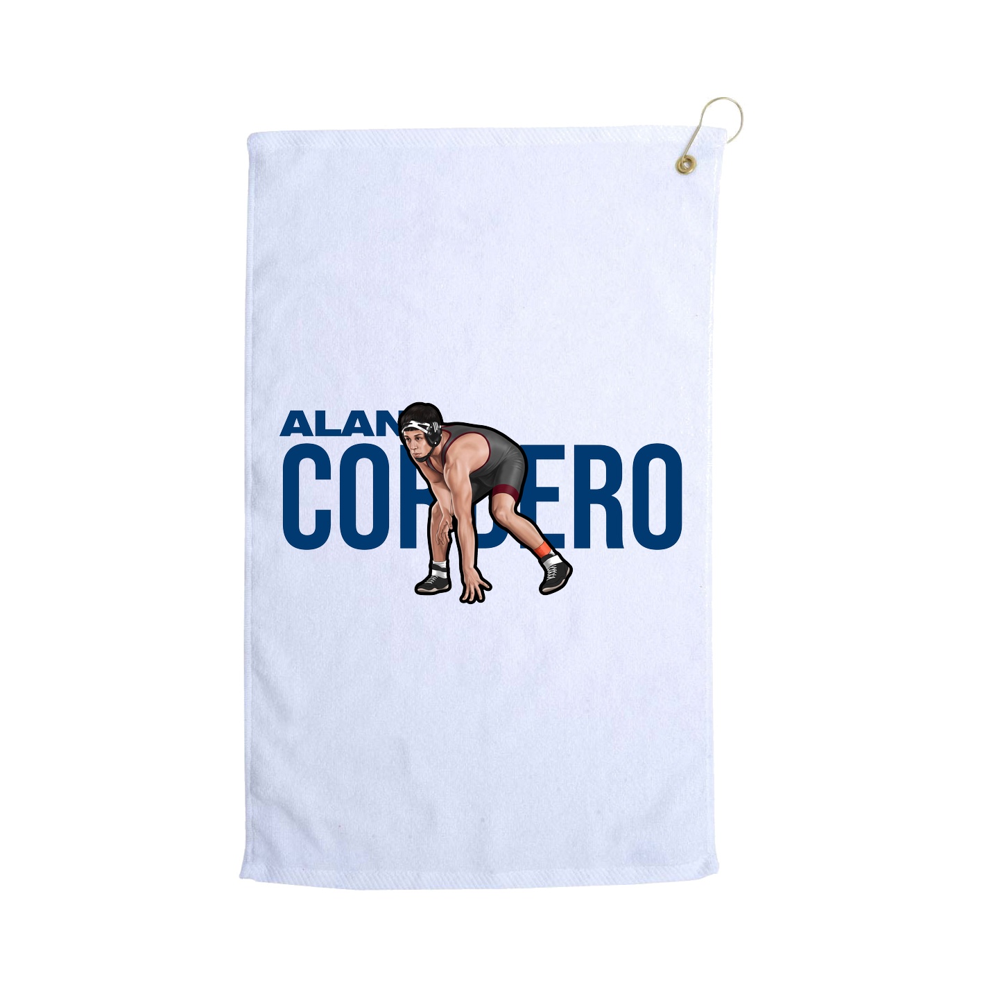 Golf Towel — Player Name in White