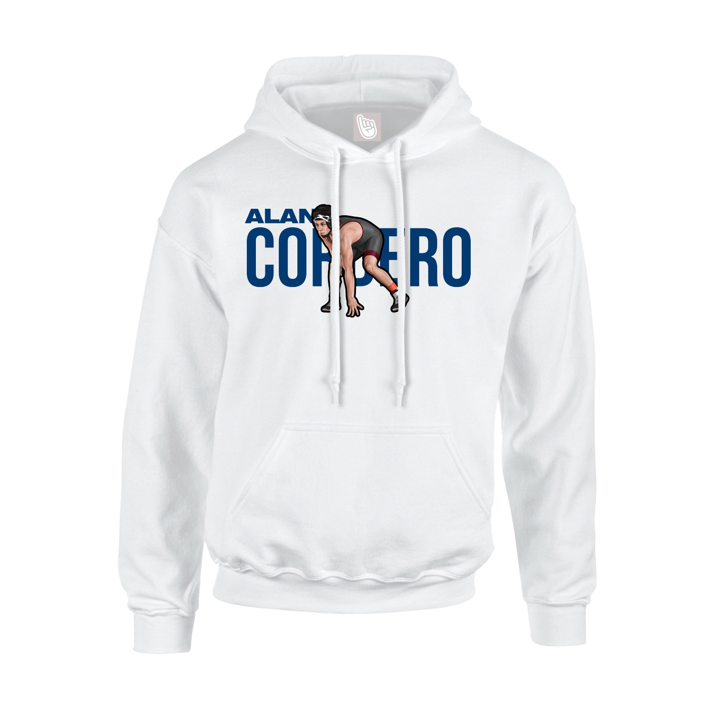 Youth Hoodie — Player Name in White