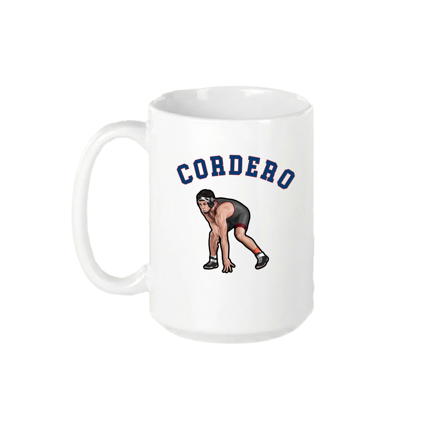 15oz Coffee Mug — Shirsey Arch in White