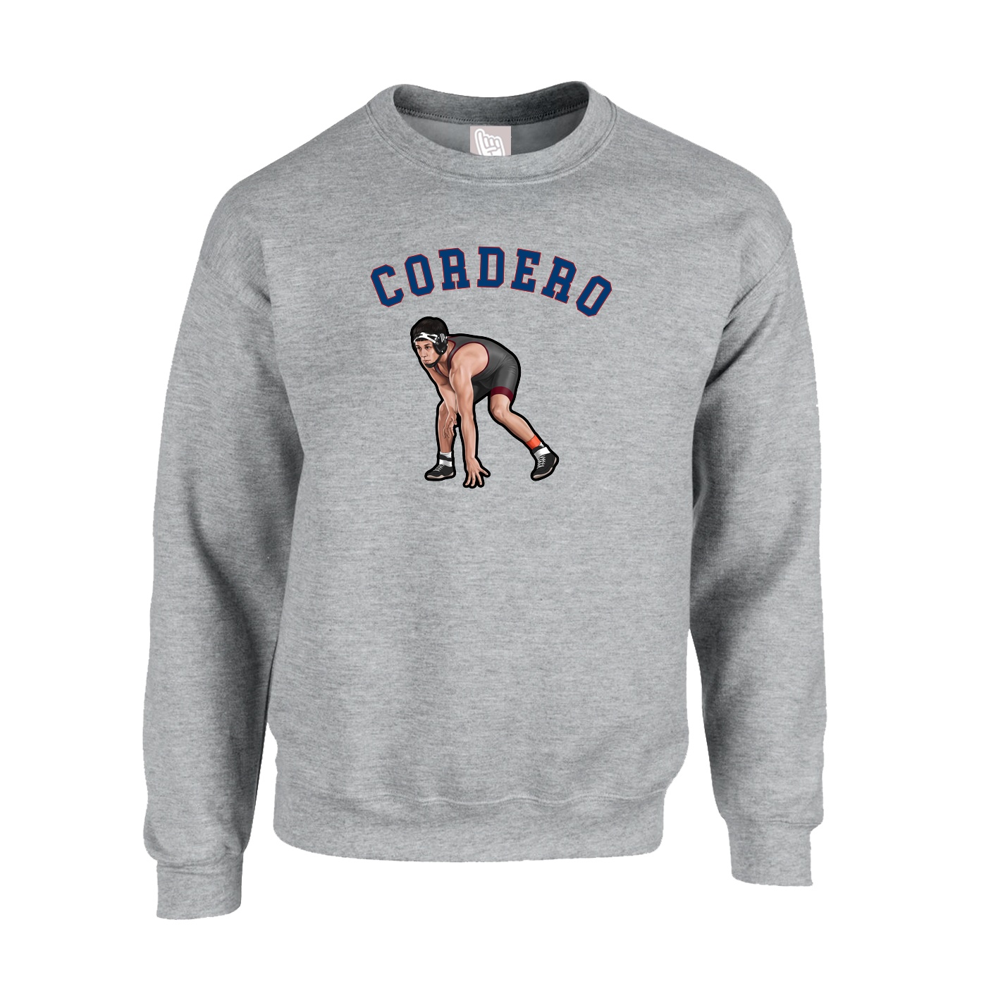 Fleece Crew — Shirsey Arch in Grey