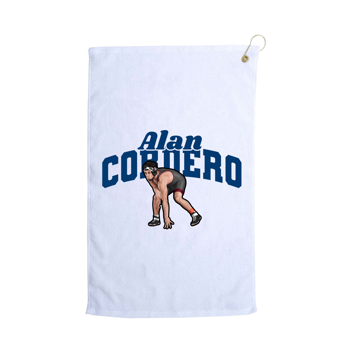 Golf Towel — Signature Arch in White