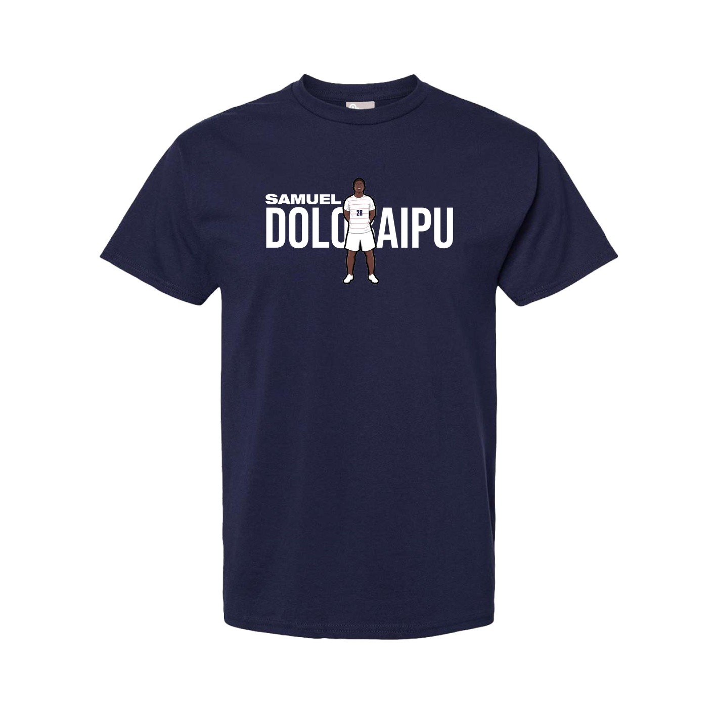 Youth Tee — Player Name in Navy