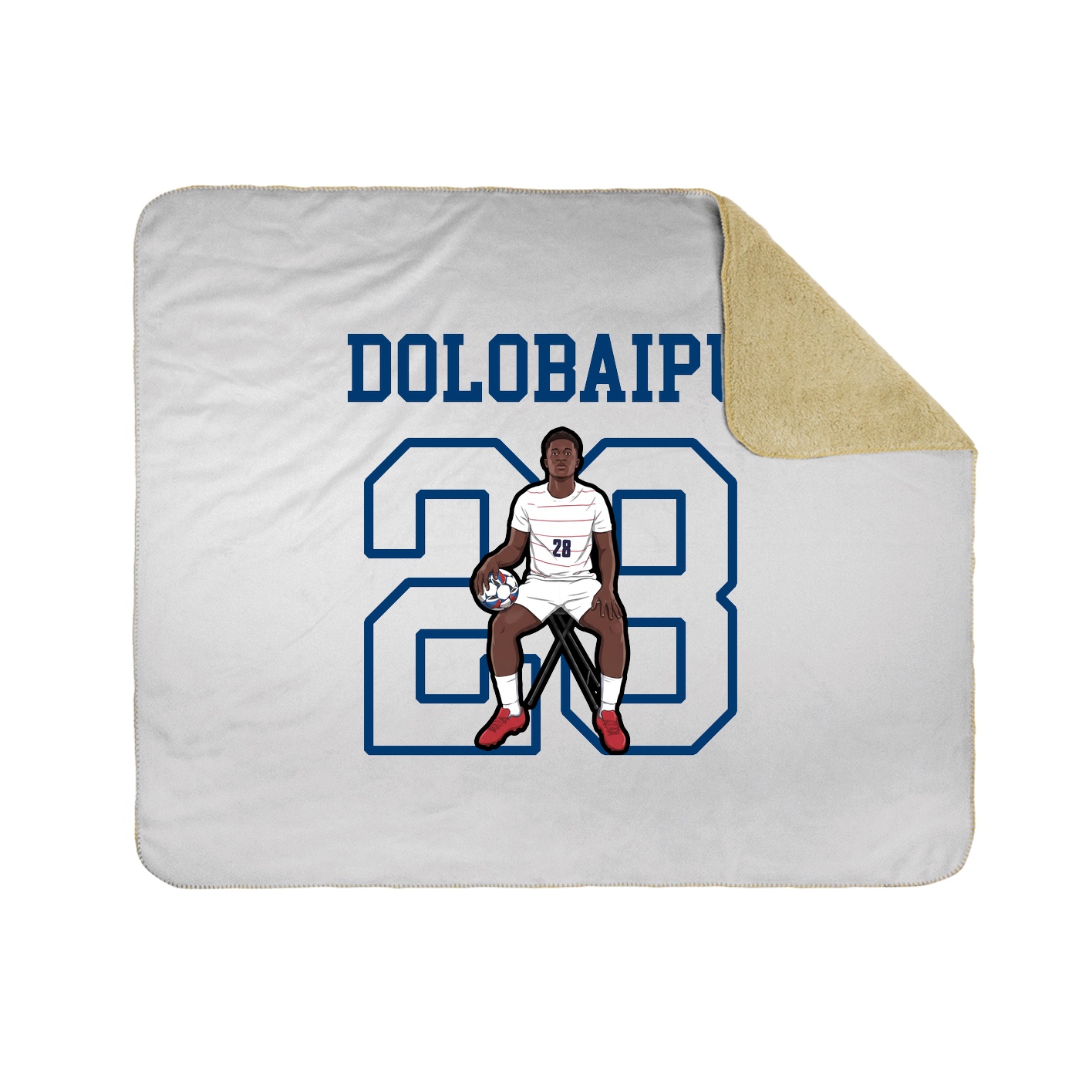 Throw Blanket — Shirsey in White