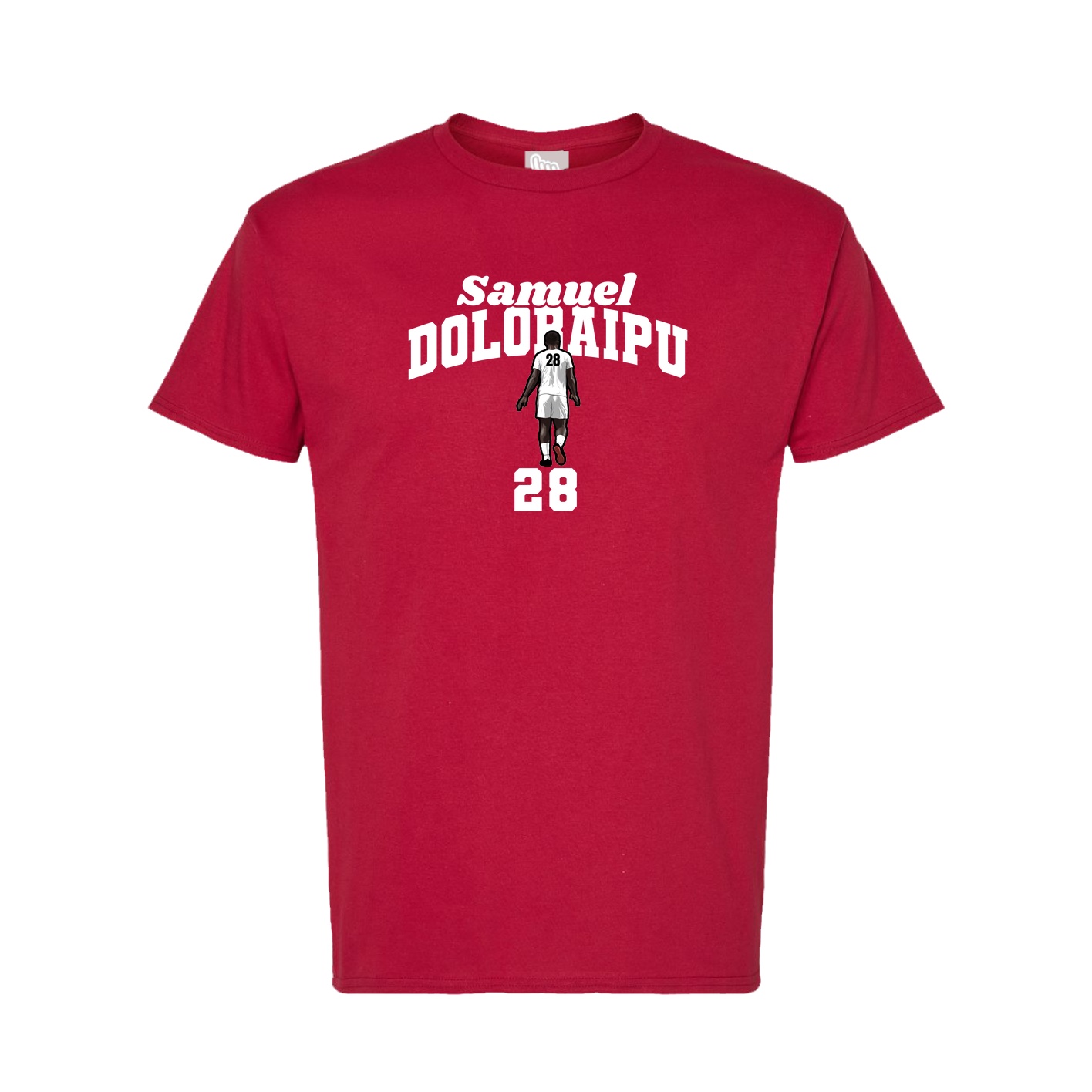 Tee — Signature Arch in Crimson