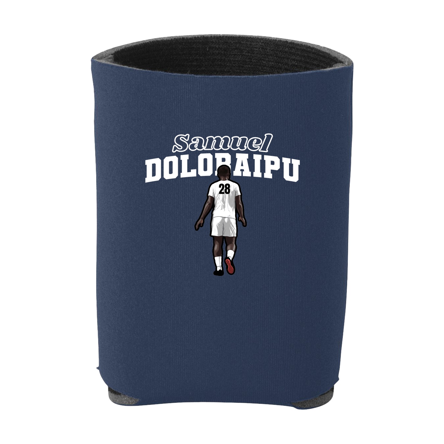 Can Holder — Name Arch in Navy