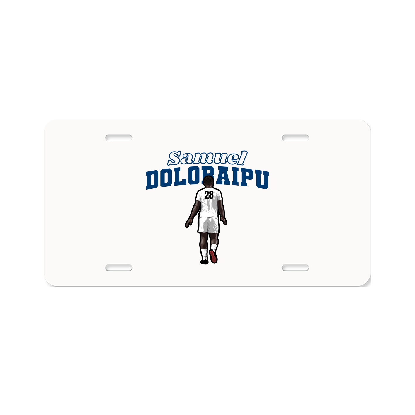 License Plate — Name Arch in Classic