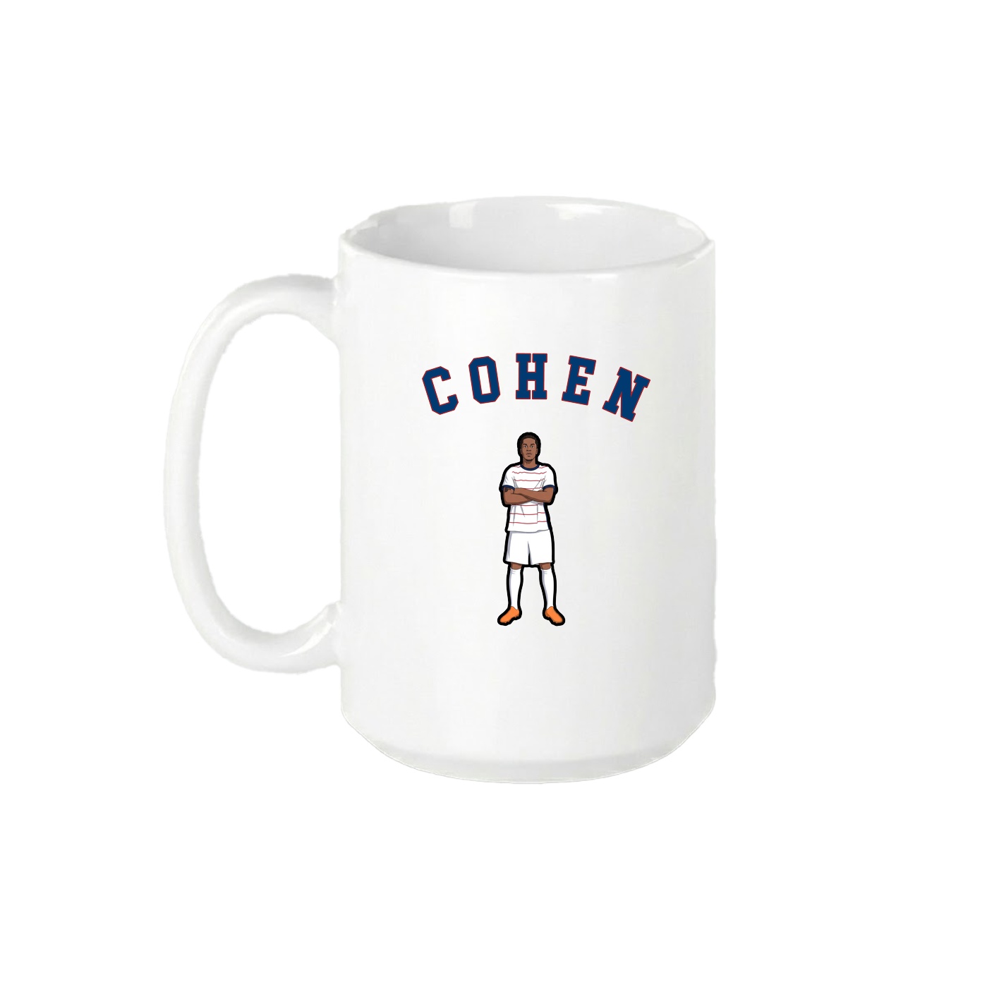 15oz Coffee Mug — Shirsey Arch in White