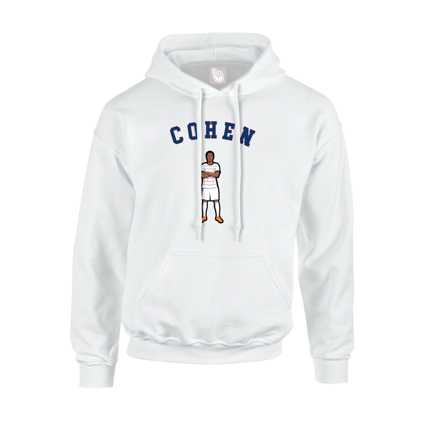 Youth Hoodie — Shirsey Arch in White