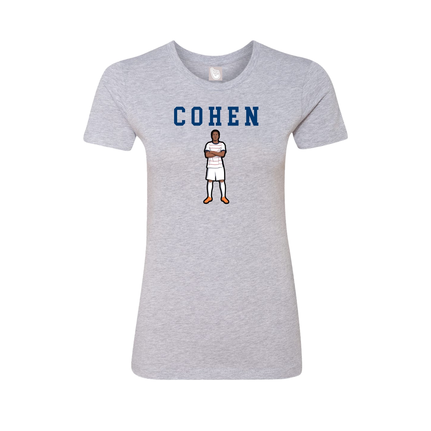 Fitted Women's Tee — Shirsey in Grey