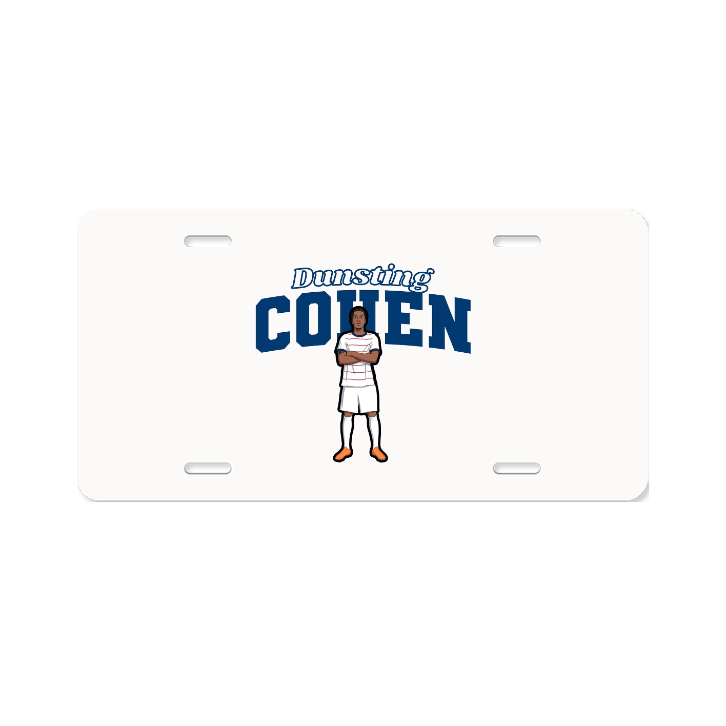 License Plate — Name Arch in Classic