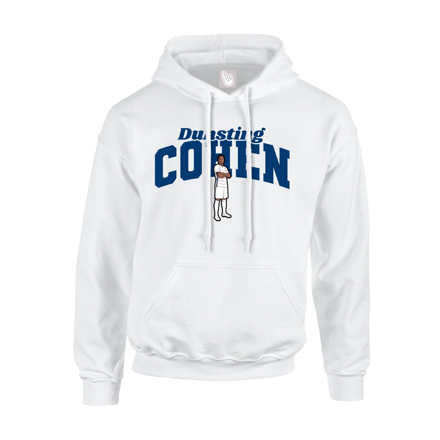 Hoodie — Signature Arch in White