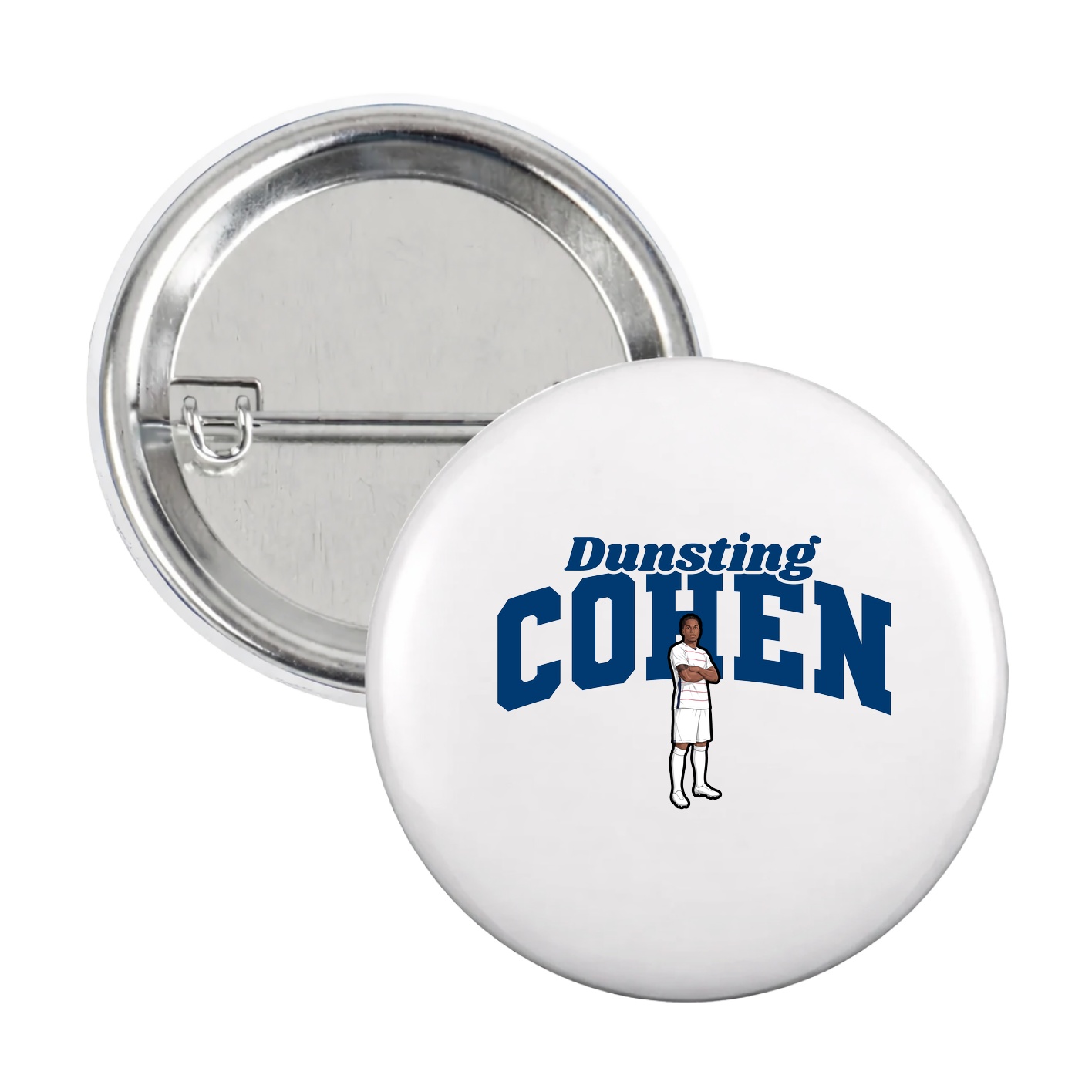 Game Day Button — Signature Arch in White