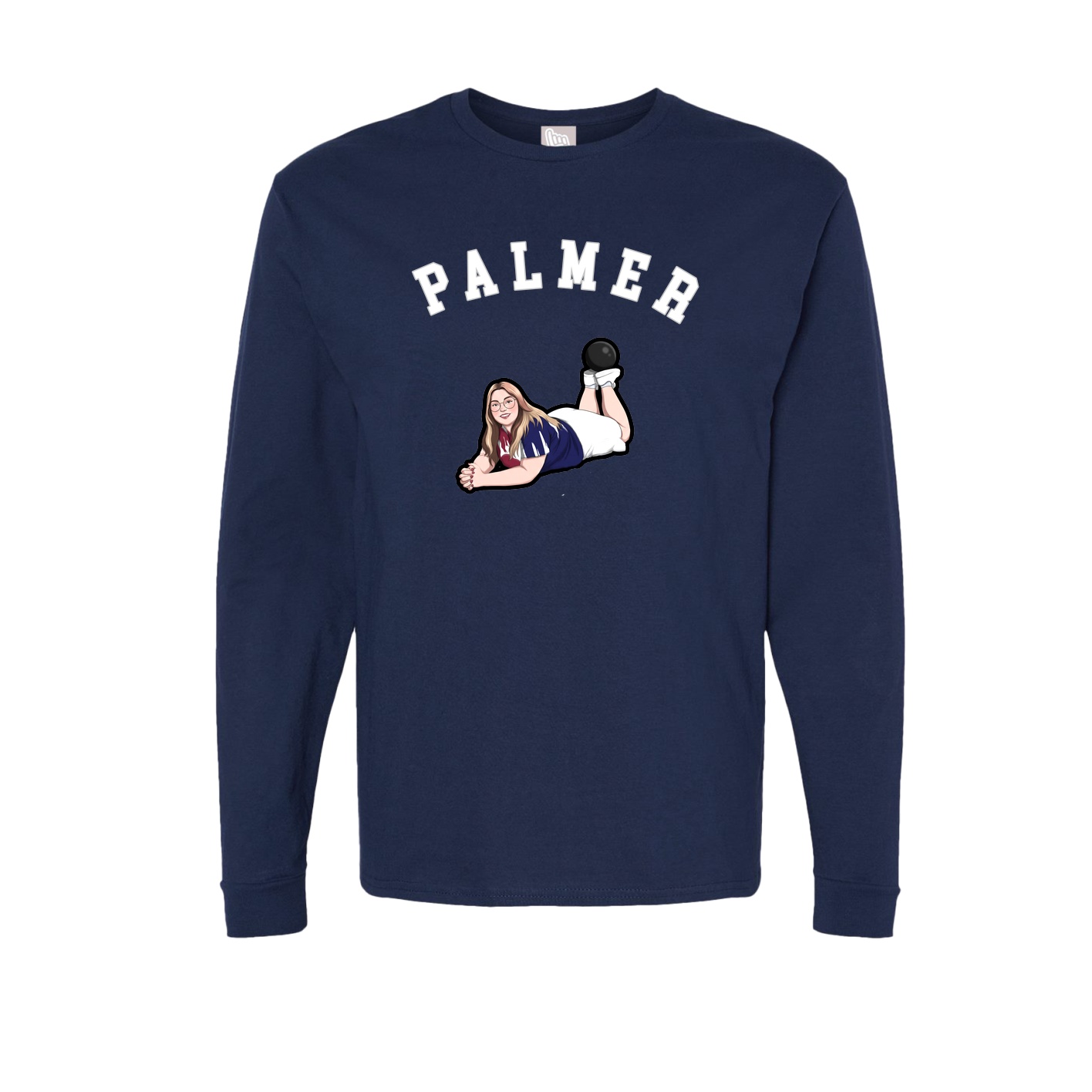 Long Sleeve Tee — Shirsey Arch in Navy