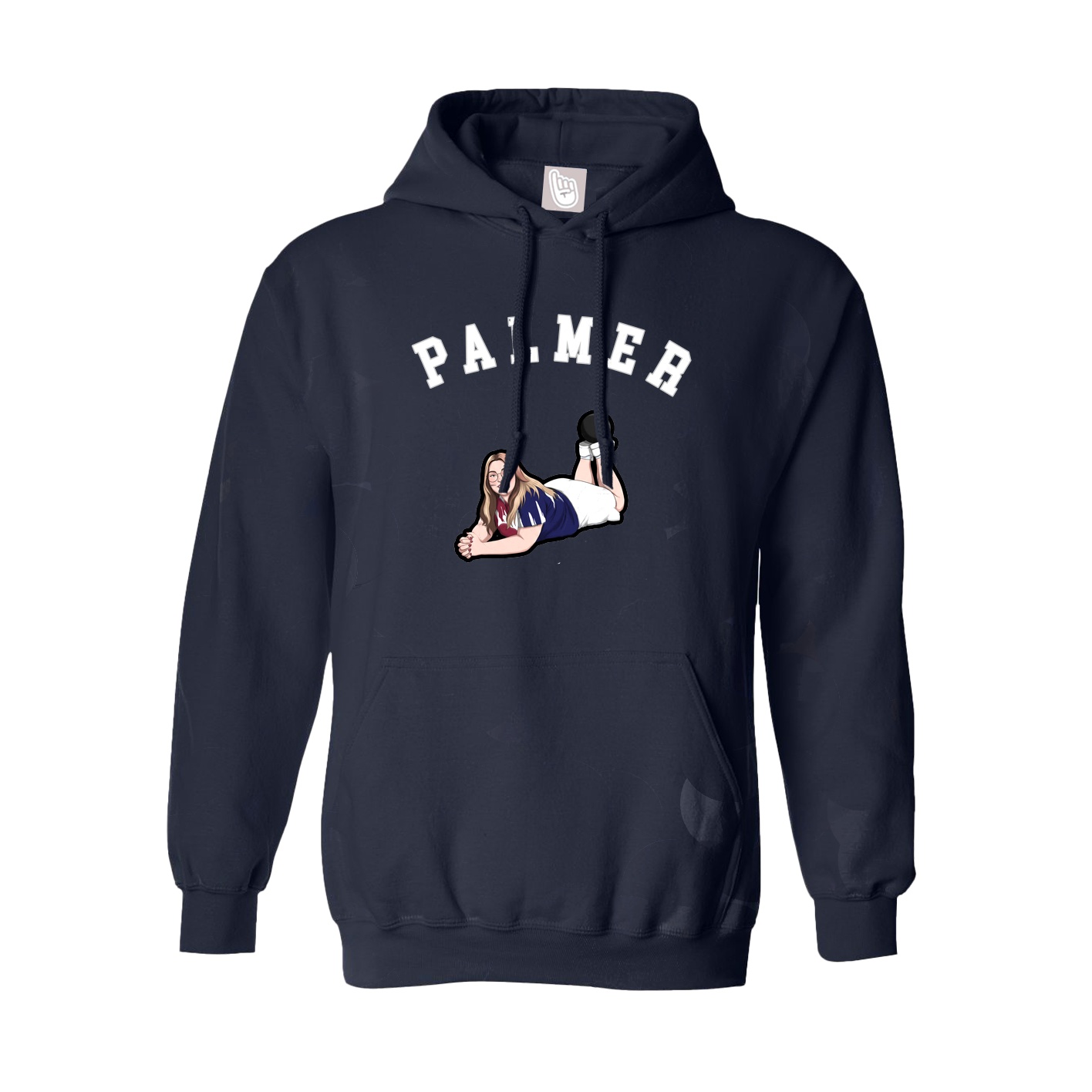 Youth Hoodie — Shirsey Arch in Navy