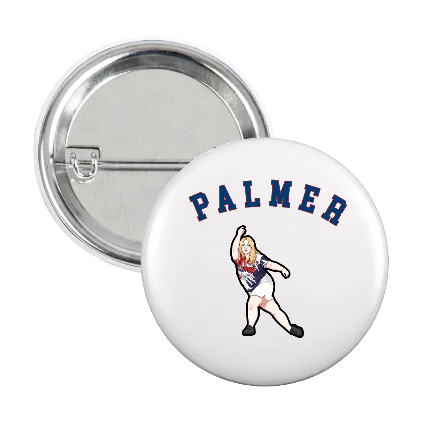 Game Day Button — Shirsey Arch in White