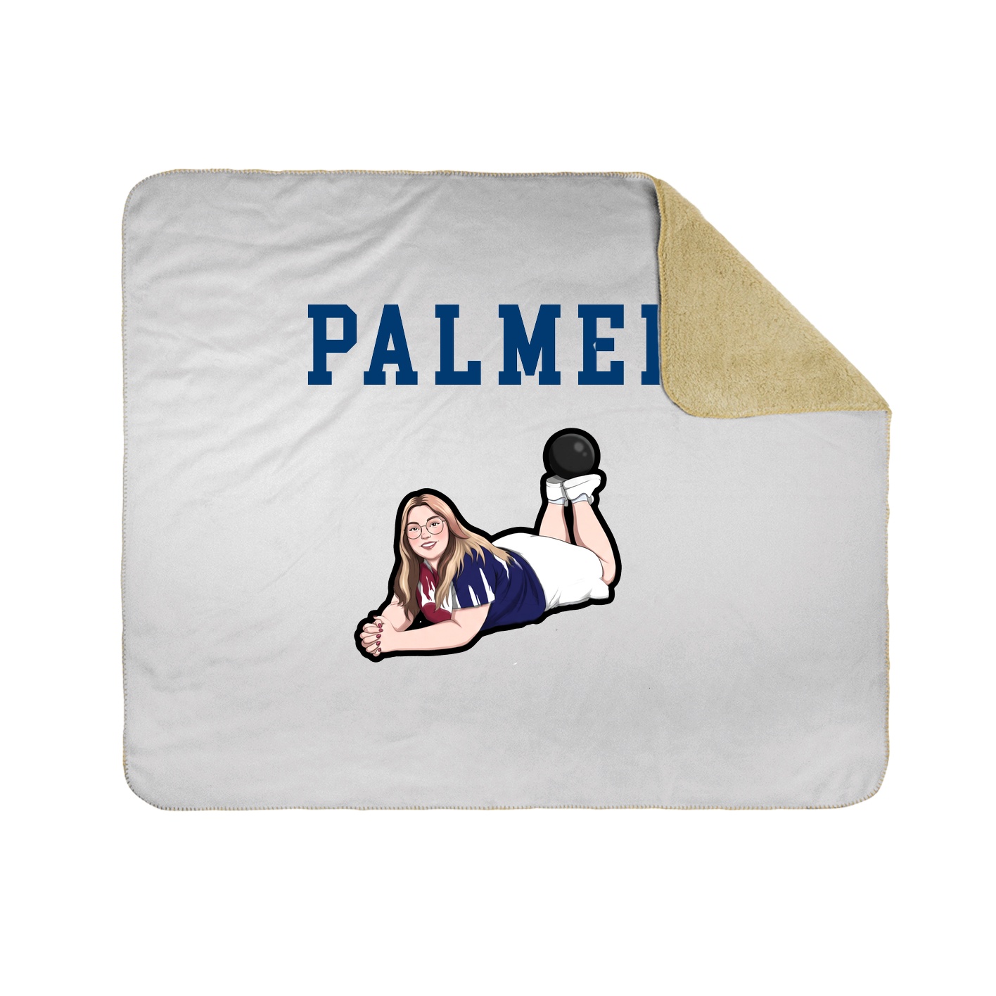 Throw Blanket — Shirsey in White