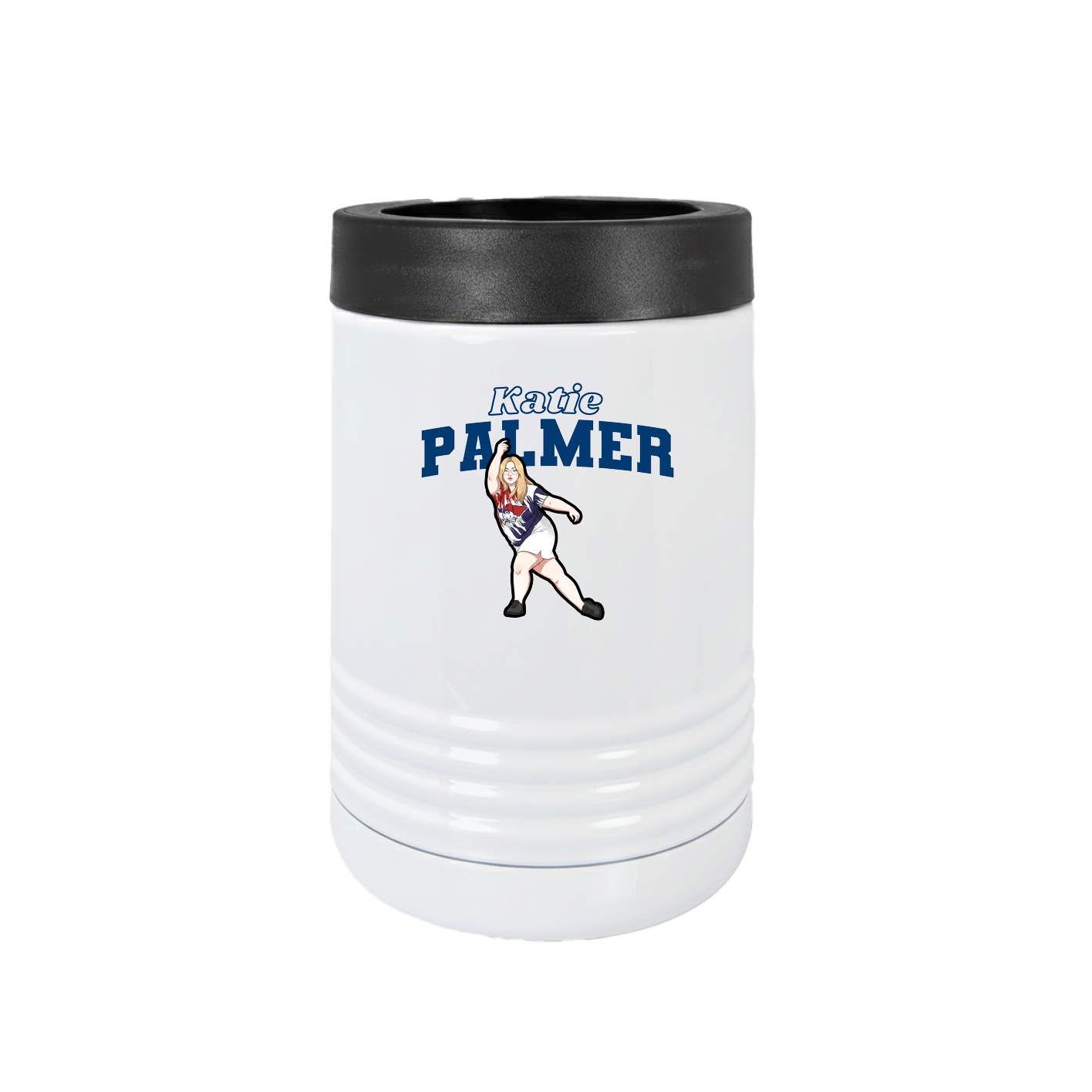 Beverage Holder — Name Arch in White