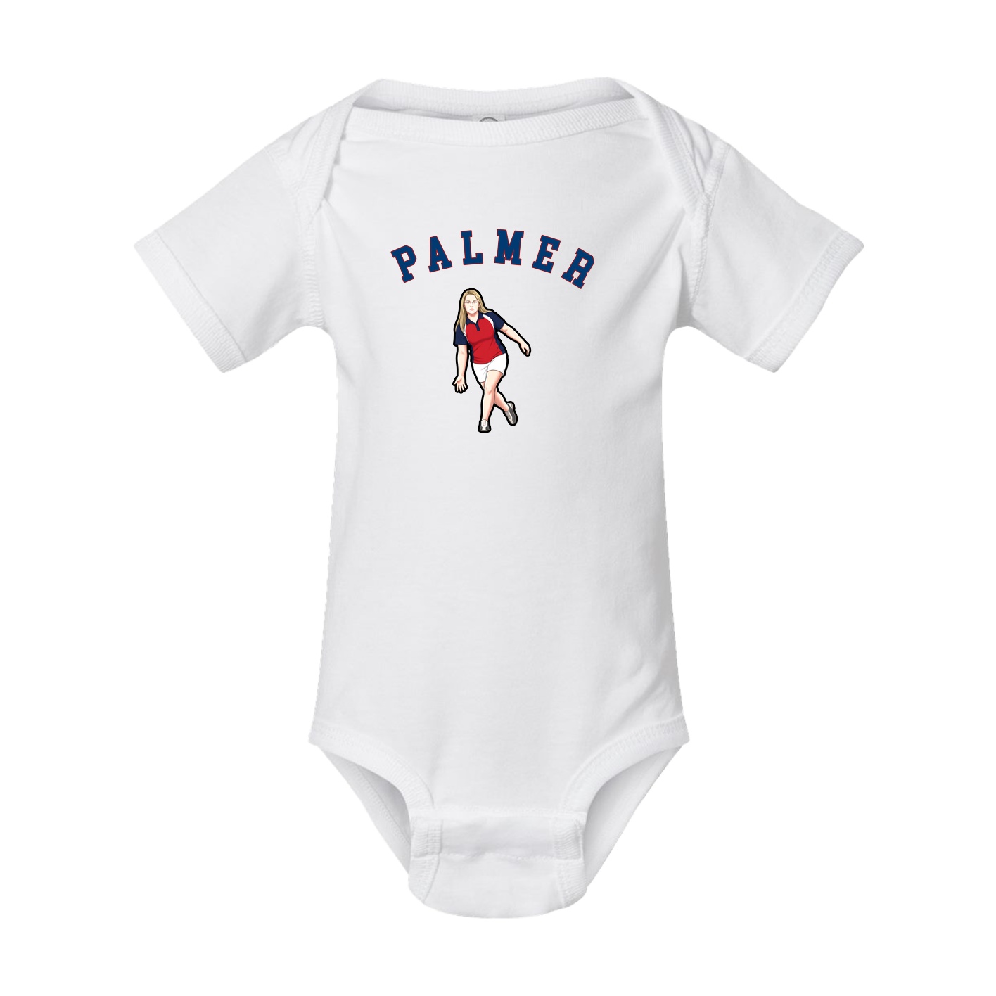 Baby Onesie — Shirsey Arch in White