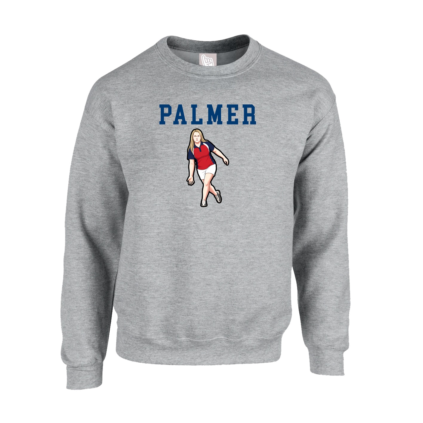 Fleece Crew — Shirsey in Grey