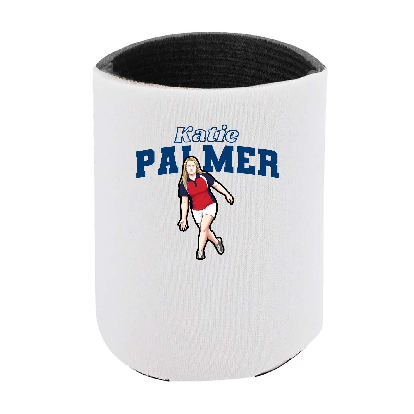Can Holder — Name Arch in White