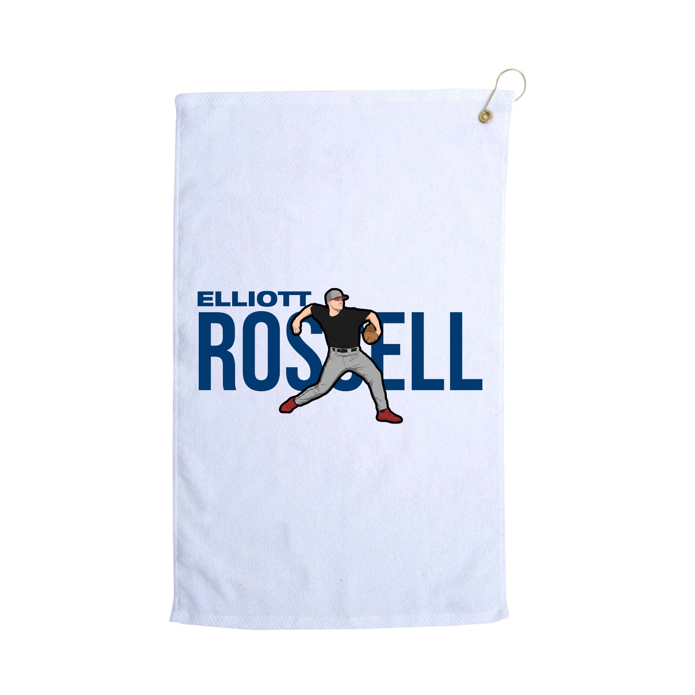 Golf Towel — Player Name in White