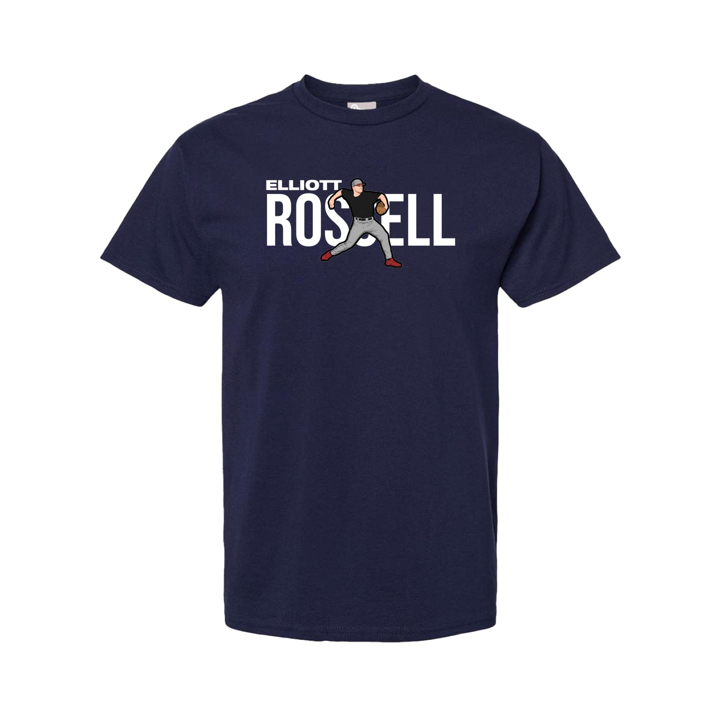 Youth Tee — Player Name in Navy