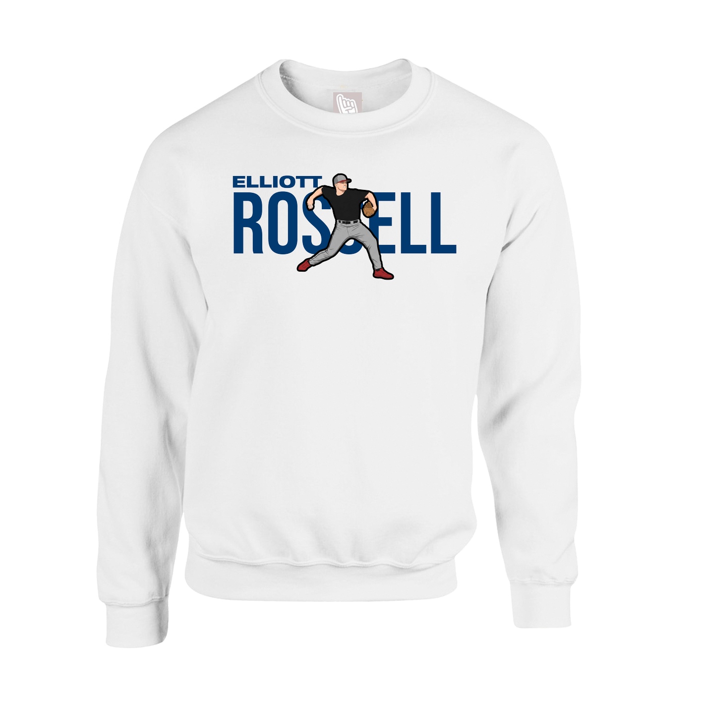Fleece Crew — Player Name in White