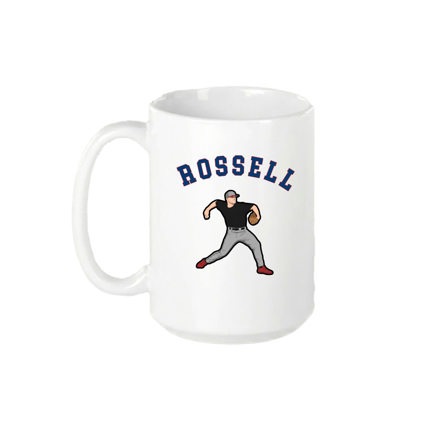 15oz Coffee Mug — Shirsey Arch in White