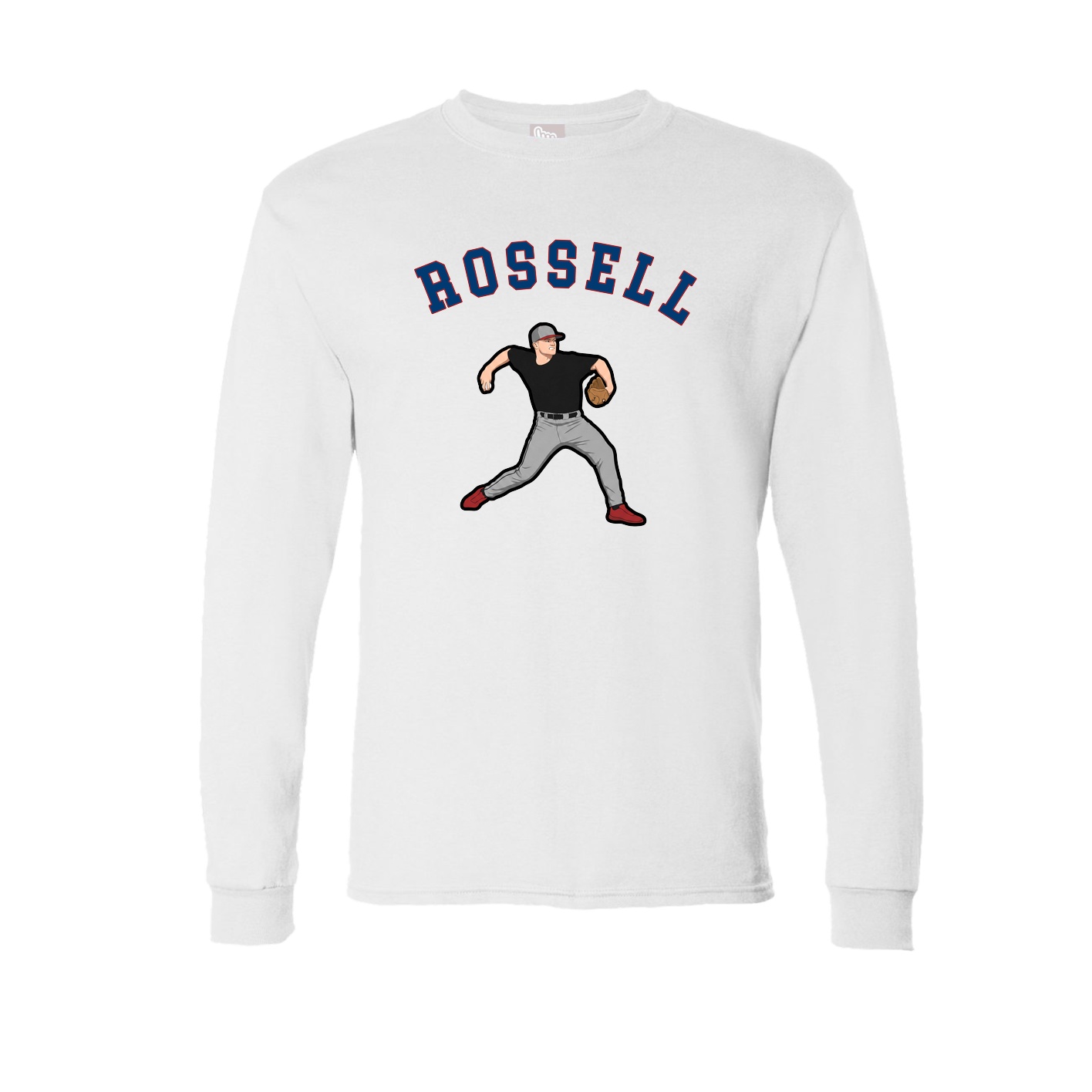 Long Sleeve Tee — Shirsey Arch in White