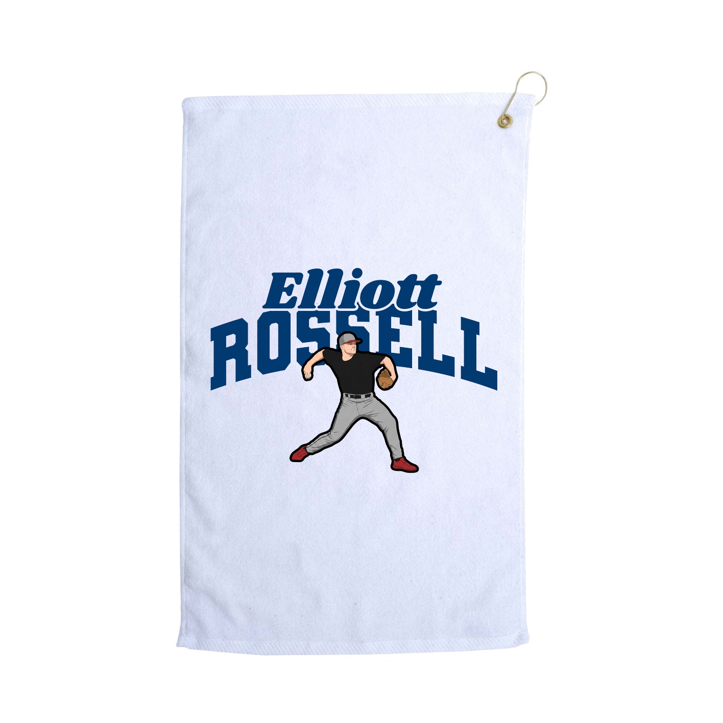 Golf Towel — Signature Arch in White