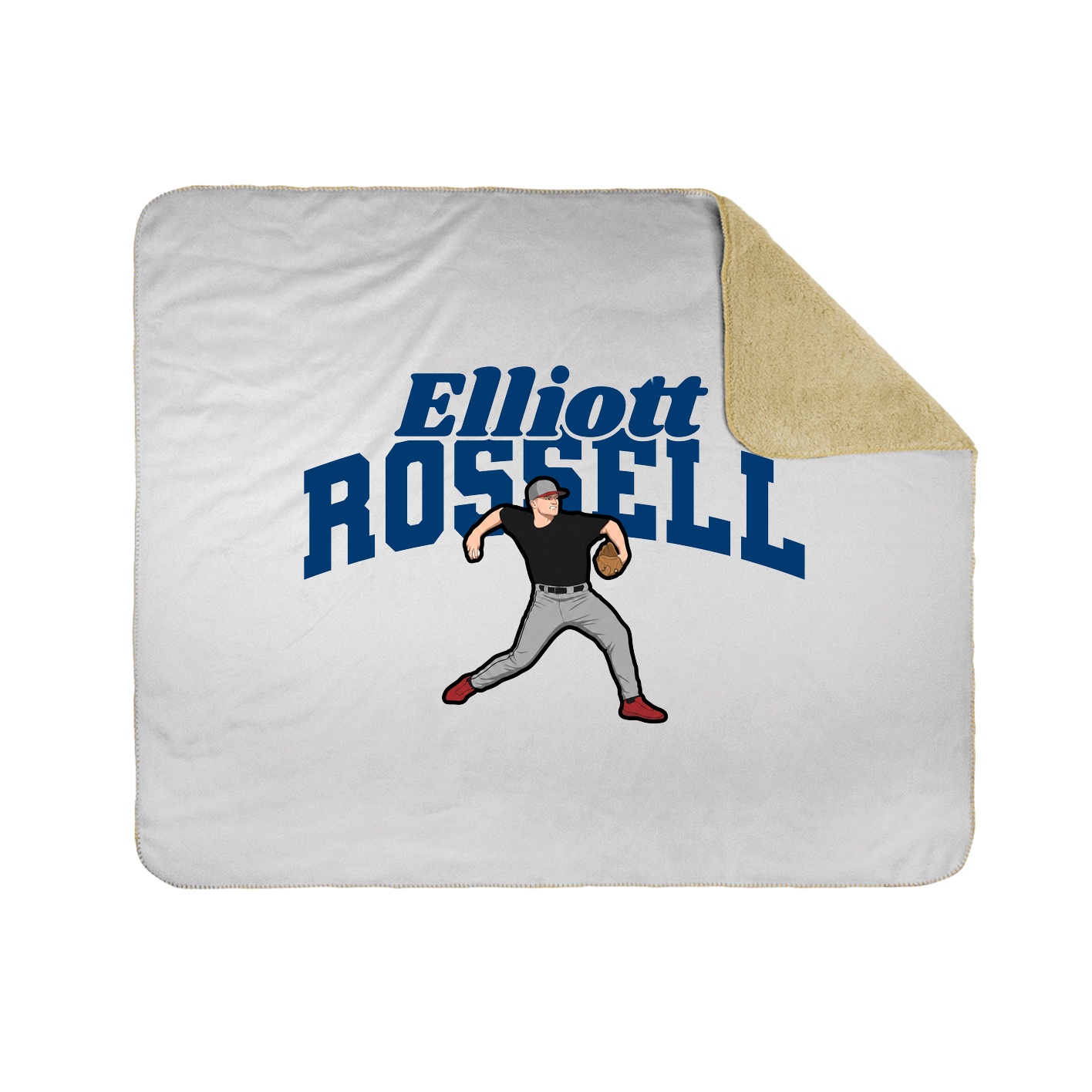Throw Blanket — Signature Arch in White