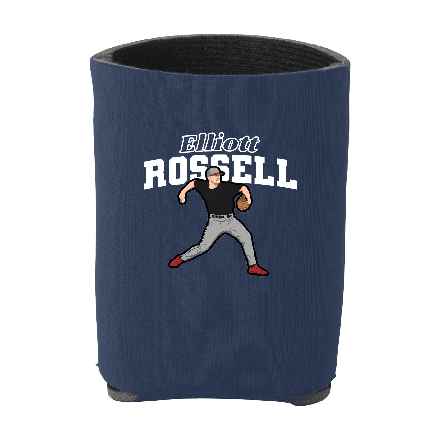 Can Holder — Name Arch in Navy