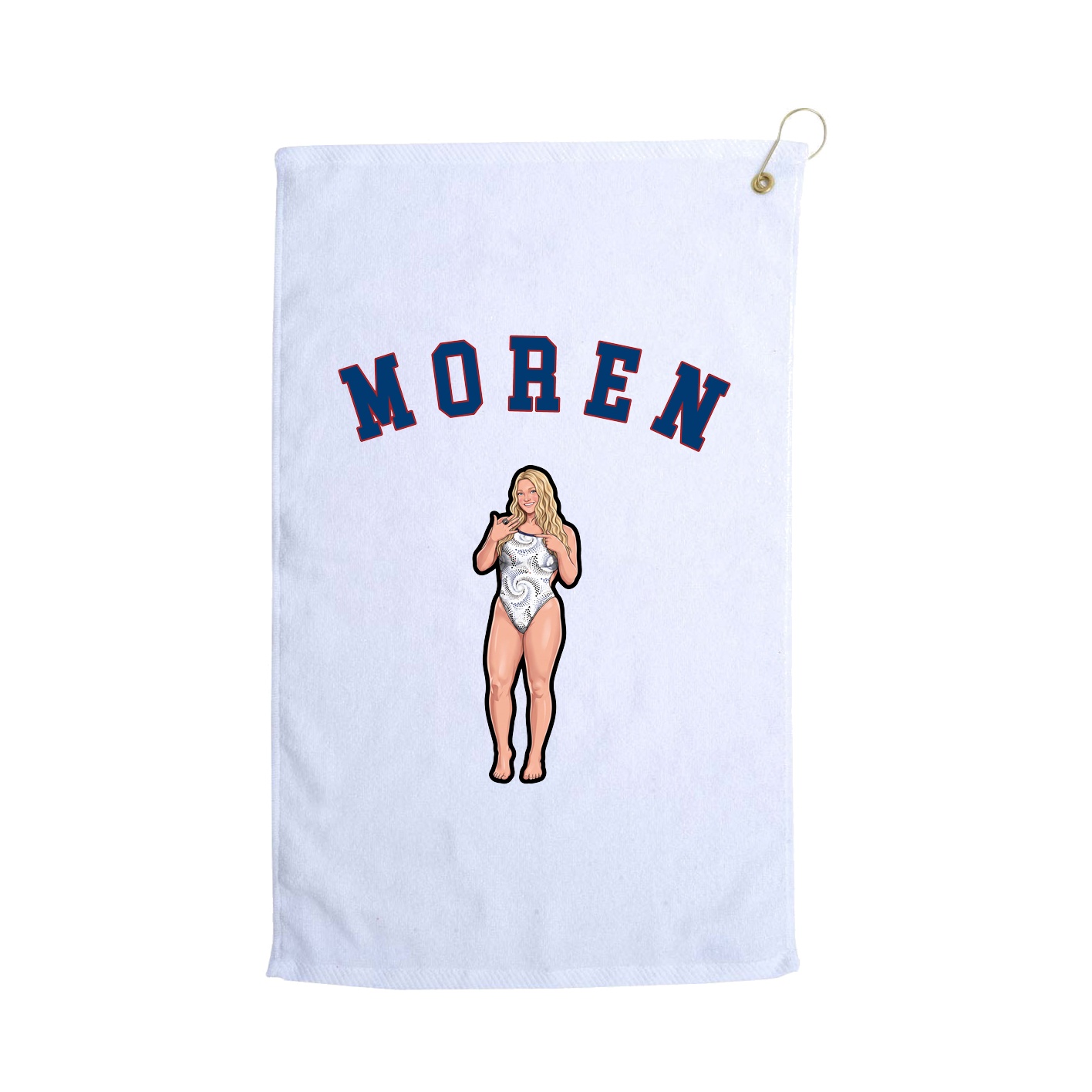 Golf Towel — Shirsey Arch in White