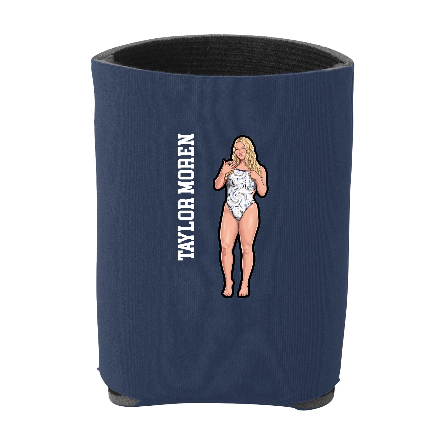 Can Holder — Name Vertical in Navy