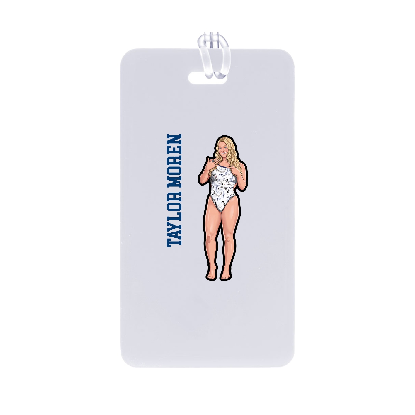 Bag Tag — Name Vertical in Classic